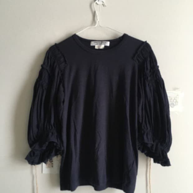 Comme des Garcons shirring T