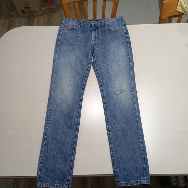 31 BRANDED Kor 데미지워싱 슬림일자진 31-499