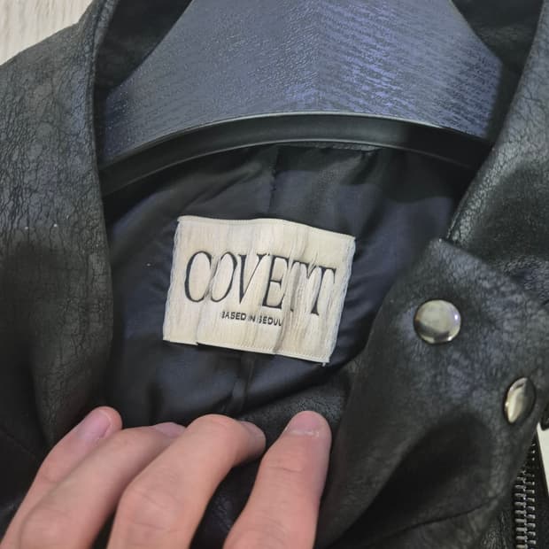 코벳 페이크레더 자켓 2사이즈