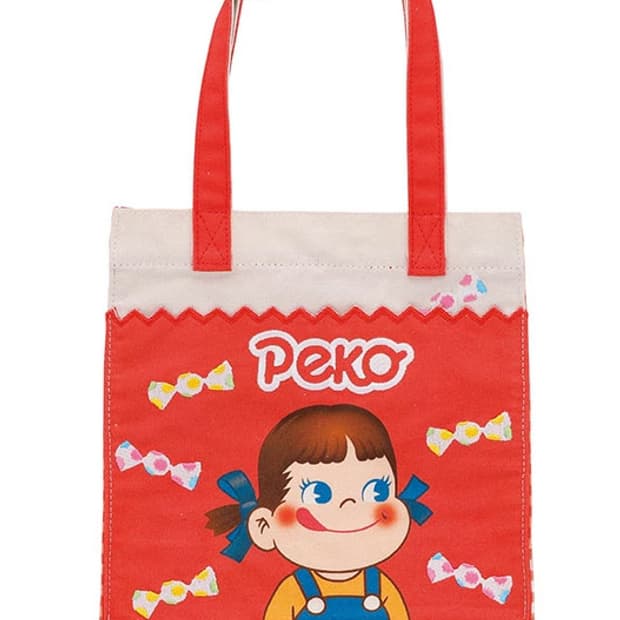 페코 스퀘어 토트백 (페코와 밀키)