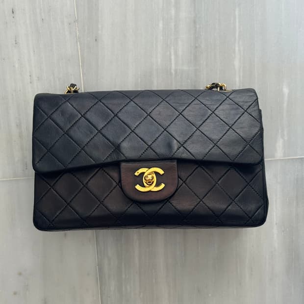 샤넬 클래식 플랩 스몰 빈티지 블랙