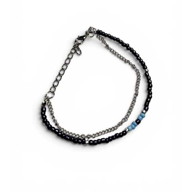 Ellavo Navy Tide Layered Bracelet 