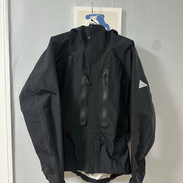 앤드원더 2.5 하이커레인 자켓 블랙 L