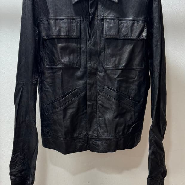 릭오웬스 레더자켓