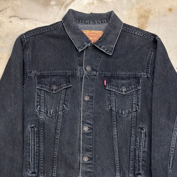 100 90‘s 리바이스 70506 흑청 자켓