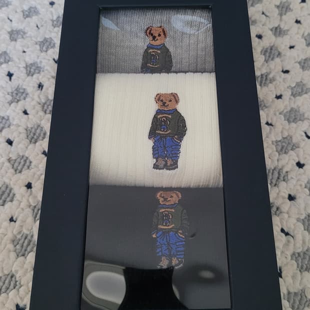 (택포.수수료포함)  새제품 폴로 남성 양말 3종 셋트