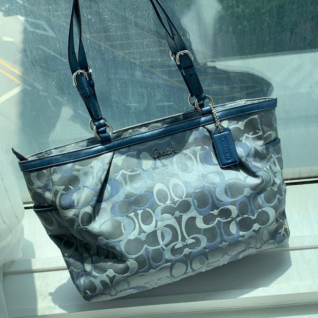 Coach Sky Blue Shoulder Bag ☁️🧊
