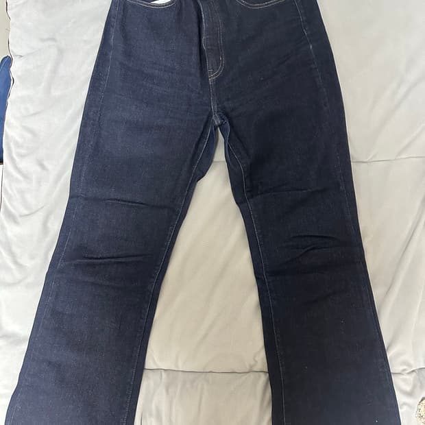 유니클로 여성 부츠컷 청바지 27인치