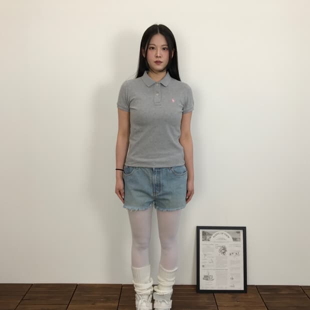 'Polo Ralph Lauren' Gray Polo Shirts