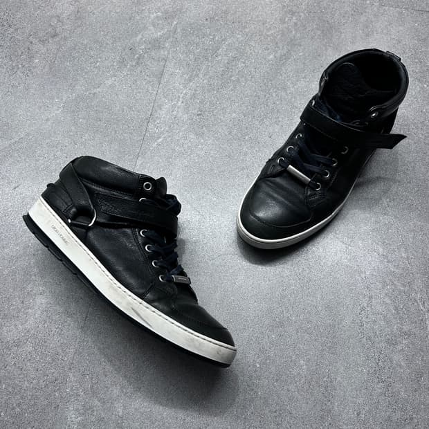 디올 옴므 하네스 하이탑 스니커즈