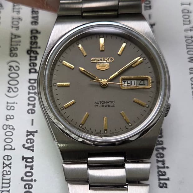 빈티지 세이코 고구마 오리지널 그레이다이얼 브레이슬릿 ver.
