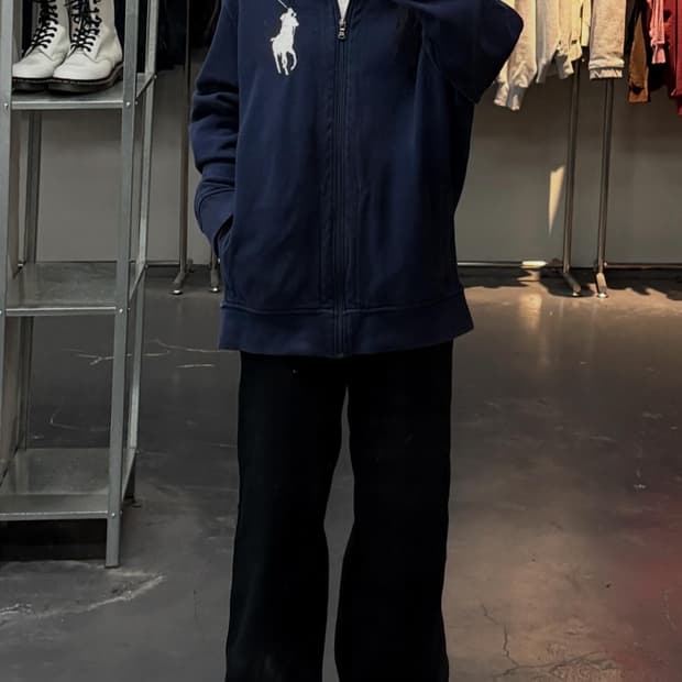 폴로랄프로렌 빅포니 네이비 집업자켓 A3589