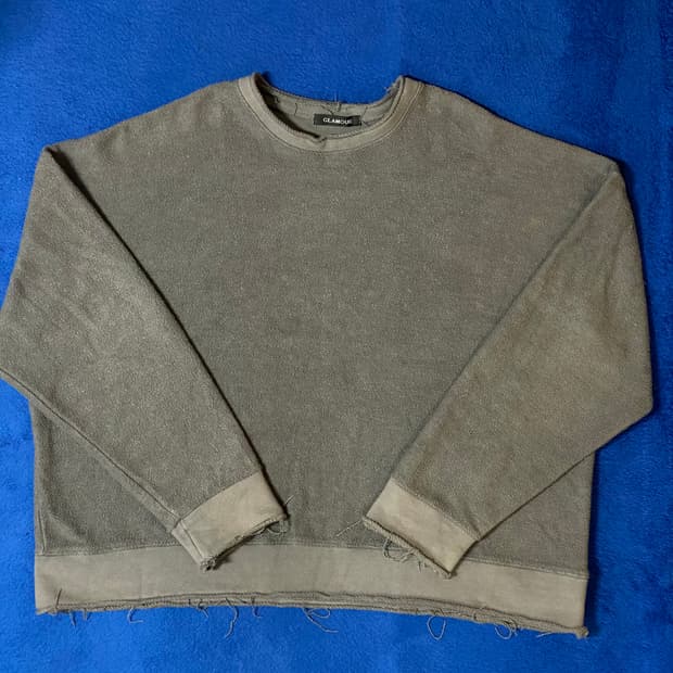 Glamour 글래머 루즈핏 그런지 스타일 니트