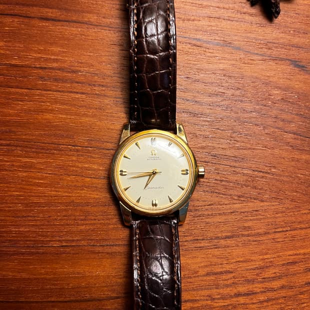 오메가 씨마스터 빈티지 금바리 자동