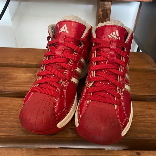 아디다스 PRO MODEL 레드 225