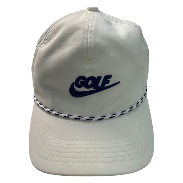 NIKE 드라이핏 골프 볼캡 화이트