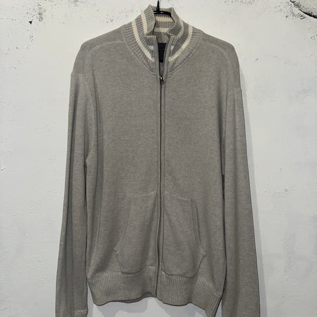 폴로 니트 집업