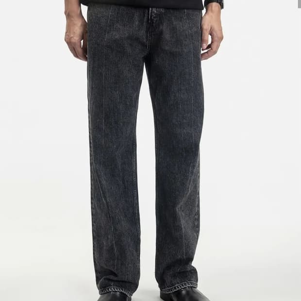 [31] 모드나인 블랙스타더스트 mod1 와이드 스트레이트 데님 청바지