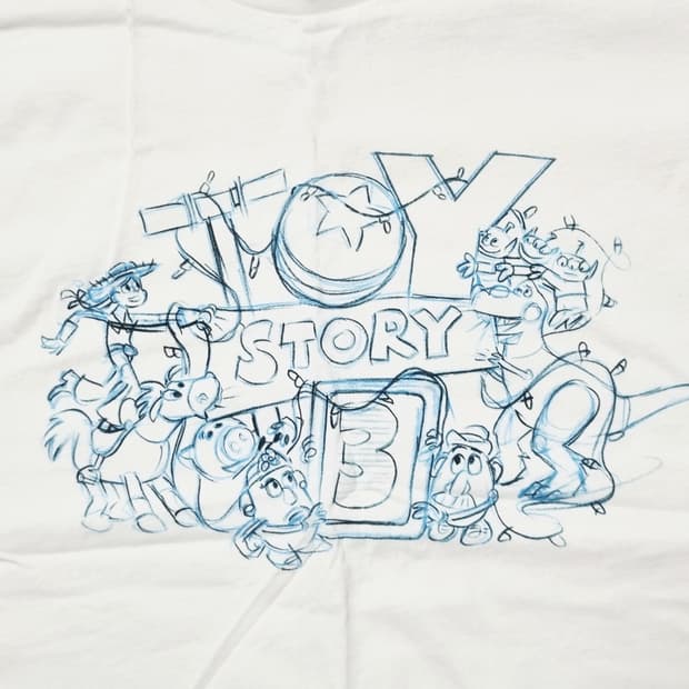 디즈니 토이스토리 룩소볼 반팔