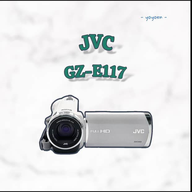 JVC GZ-E117 빈티지캠코더 [ 꾸미기0 ]