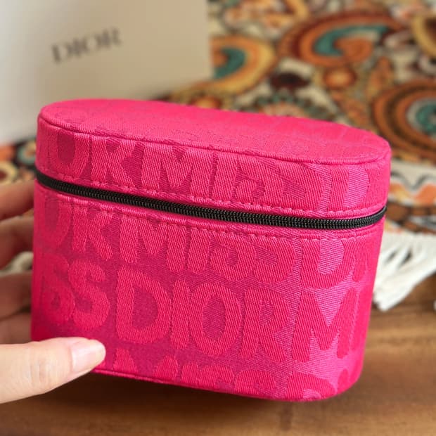 디올 오블리크 핑크 파우치 화장품 케이스