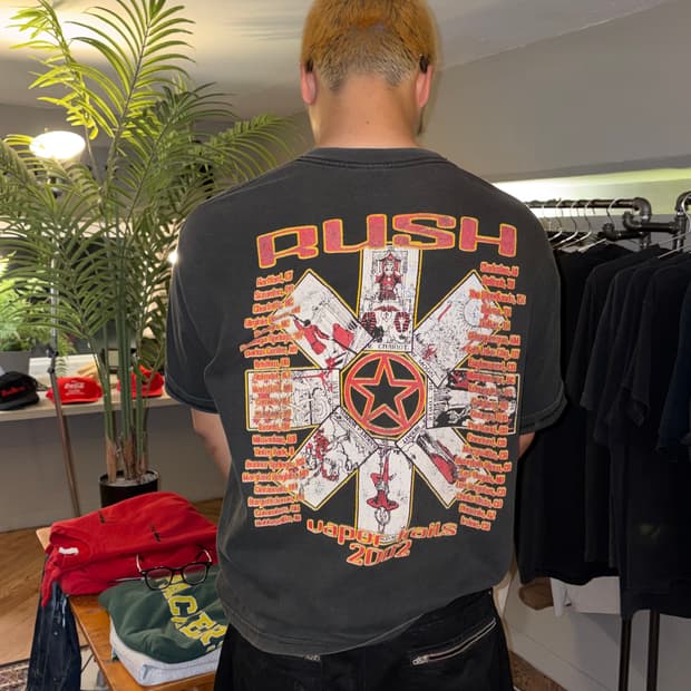 00‘s Rush Vapor Trails tour hard faded T
