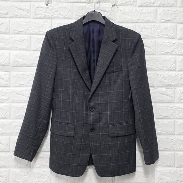 송지오 체크 블레이저 자켓 M