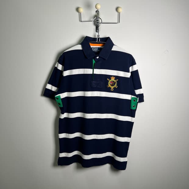 POLO 폴로 랄프로렌 스트라이프 반팔 폴로 셔츠 L