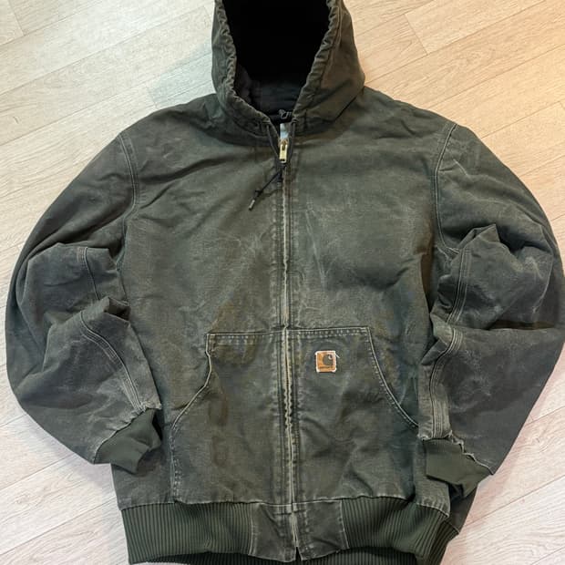 XL) 칼하트 j130 mos 모스그린 워크자켓