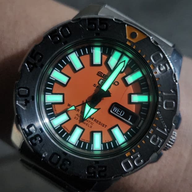 # 세이코 베이비 오렌지 몬스터 레어 다이버시계 급처 (JAPAN)