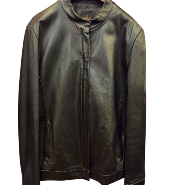 Nll 가죽 자켓 검정