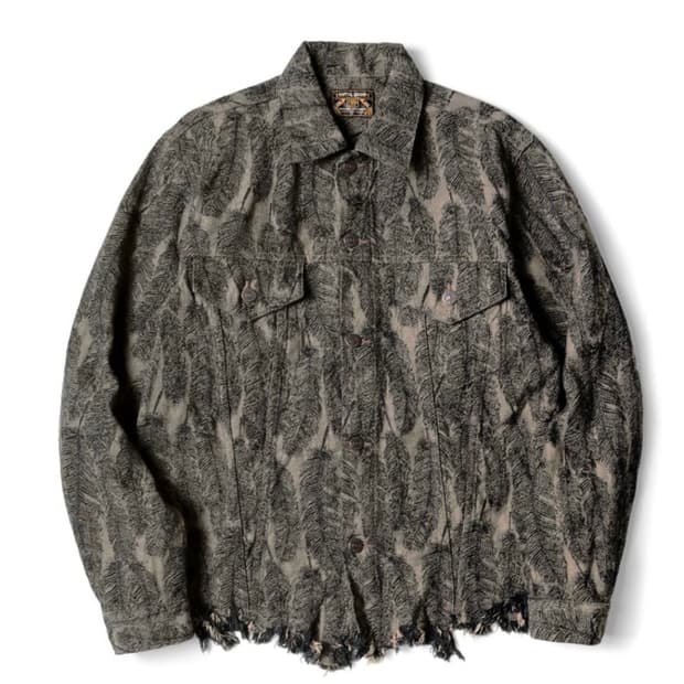 [3]kapital 캐피탈 페더 자켓 블랙베이지