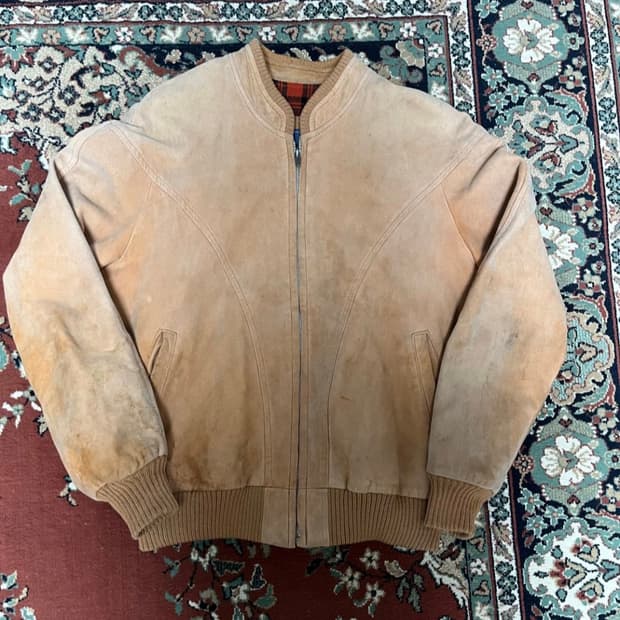 빈티지 맥그리거 스웨이드 자켓 100