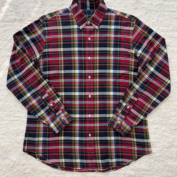 폴로 랄프로렌 (QR신형) 체크셔츠