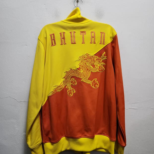 아디다스 자수로고 부탄 국가대표 져지 트랙탑