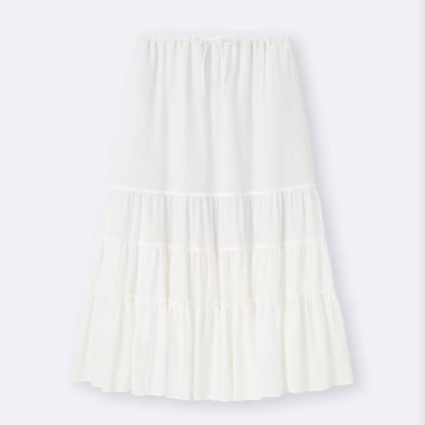 일본 GU 롱스커트 M