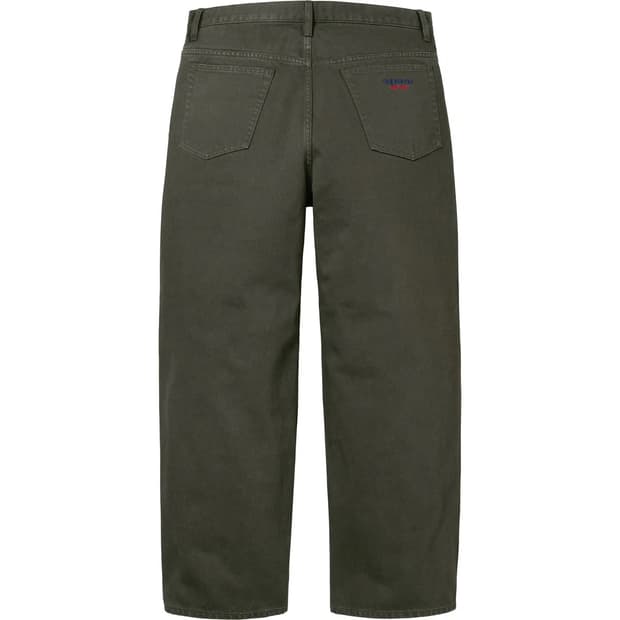 슈프림 24FW 배기진 올리브 (30)