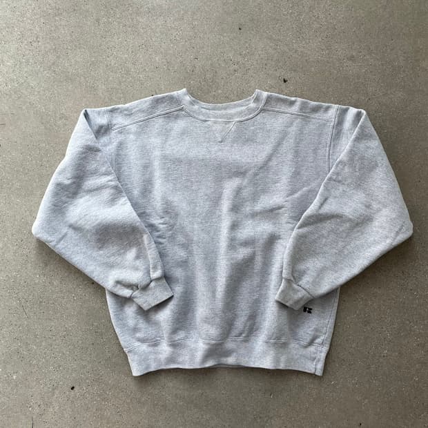 빈티지 러셀 에슬레틱  프로코튼 스웻셔츠 그레이 madeinusa