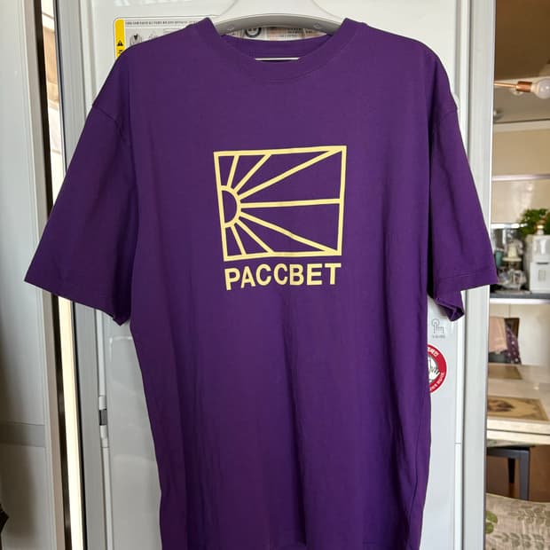 [M]라스벳 고샤 티셔츠 퍼플