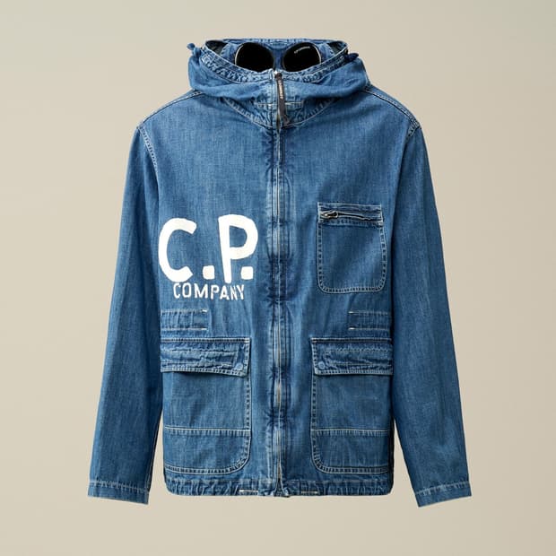 cp컴퍼니 24ss 데님 고글자켓