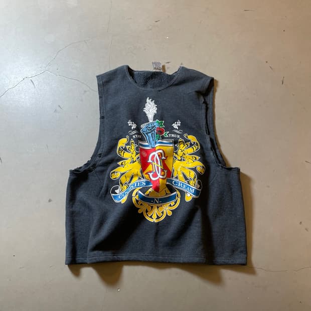 90’s vintage Cut-Off Sweat Vest
