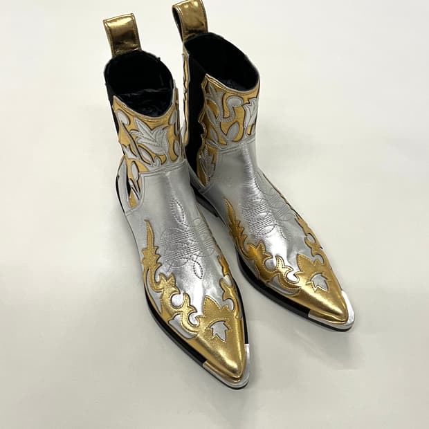 라반 H&M 실버 웨스턴 부츠