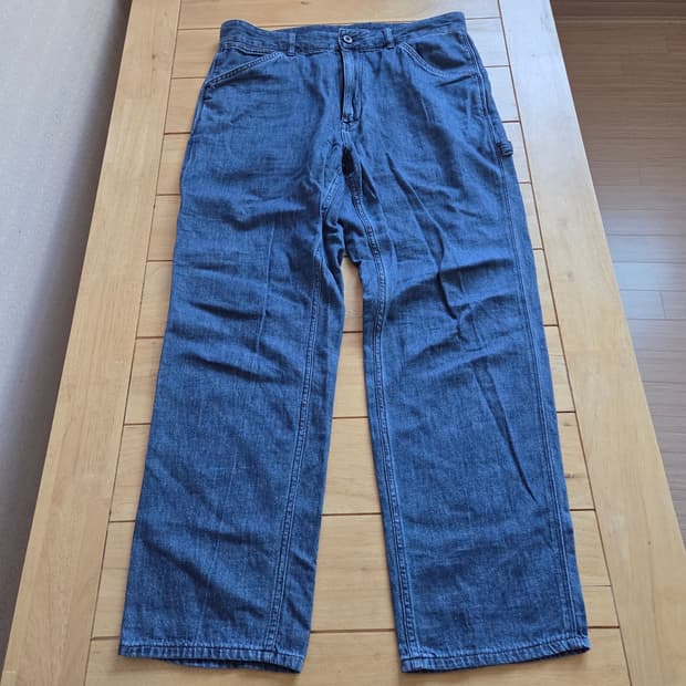 M 유니클로 린넨 데님팬츠 리넨바지175