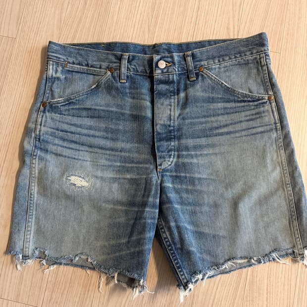 RRL 스트레이트핏 바이런 데님 쇼츠 34
