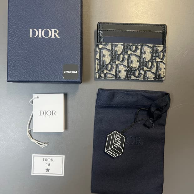 [상태 A+] 디올 오블리크 카드지갑