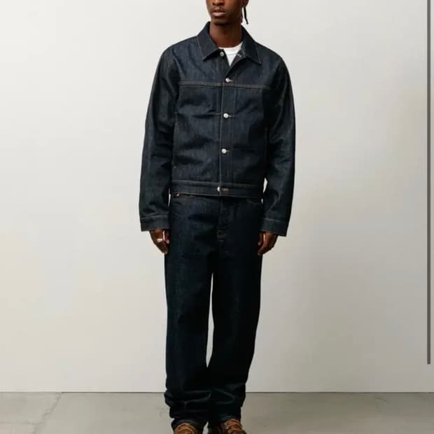 스투시stussy 뉴 클래식 진 데님 인디고