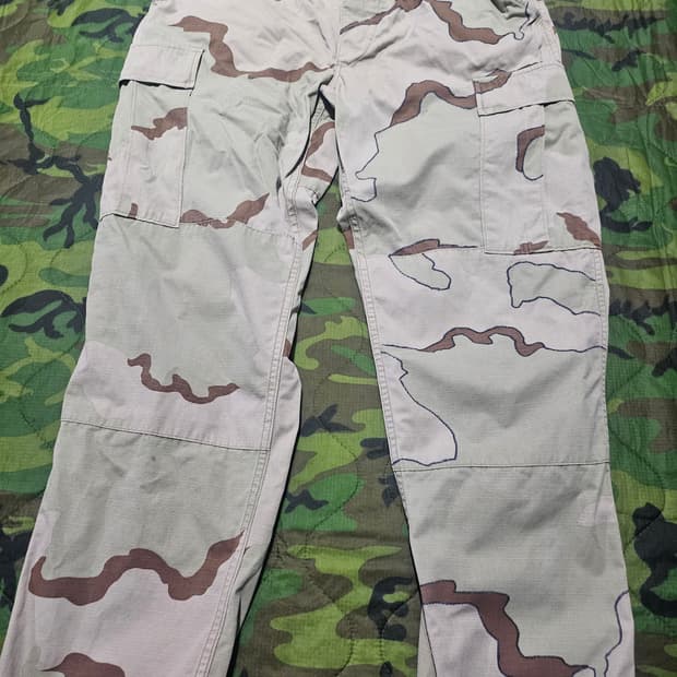 미군오리지날 사막삼색 bdu 팬츠