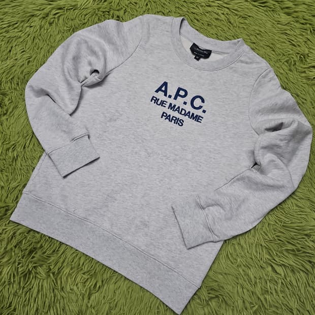 A.P.C 루담 파리 자수 맨투맨 XS