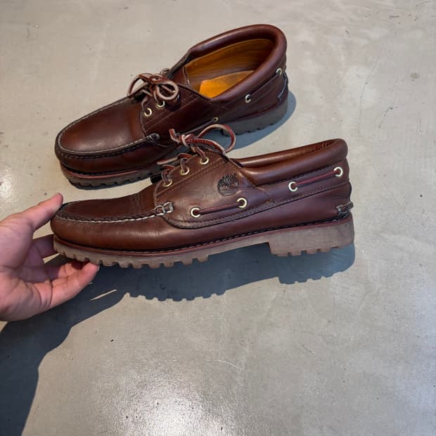 280) 00s Timberland 클래식 3아이 보트 슈즈