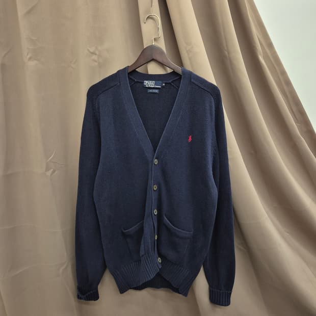 폴로 랄프로렌 코튼 V넥 가디건 95